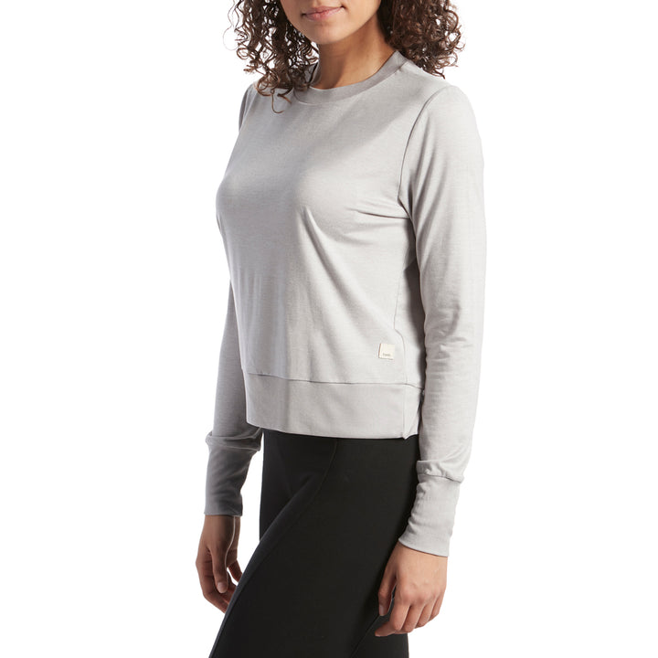 Vuori Daydream Crew - Women's Light Heather Grey