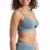 Richer Poorer Cut Out Bralette - Women's Blue Mirage