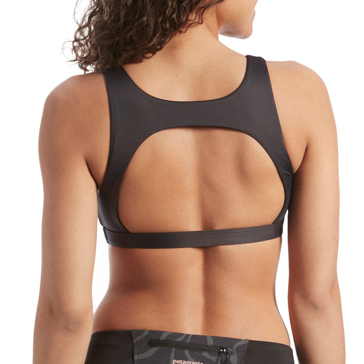 Patagonia Nanogrip Cutback Bikini Top - Women's Ink Black
