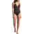 Patagonia Nanogrip Sunset Swell One-Piece Swimsuit - Women's Tiger Tracks Camo Small: Ink Black