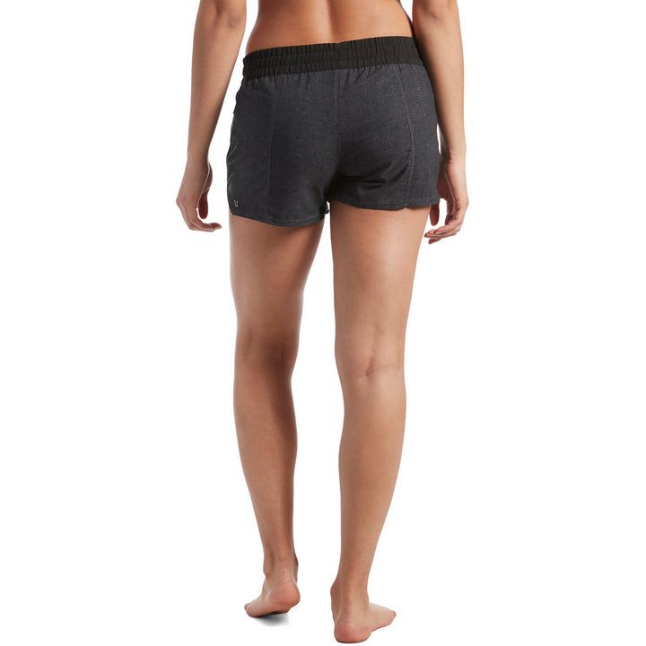 Vuori Clementine 4" Shorts - Women's Charcoal Twill Texture