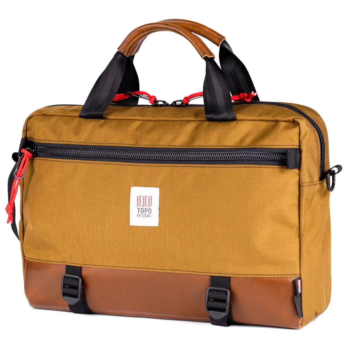 Topo Designs Commuter Briefcase Duck Brown/Dark Brown Leather