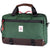 Topo Designs Commuter Briefcase Forest/Brown Leather