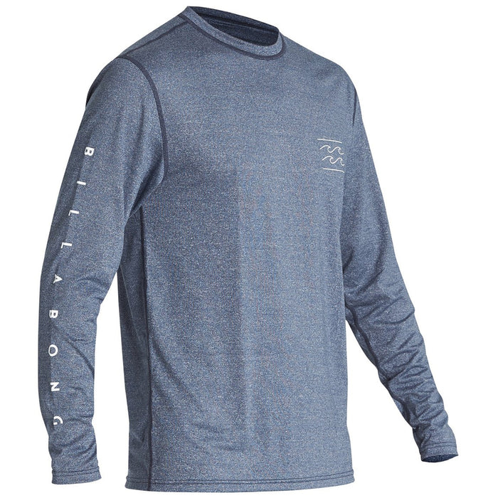 Billabong Unity Loose Fit Long Sleeve Surf Shirt Navy Heather