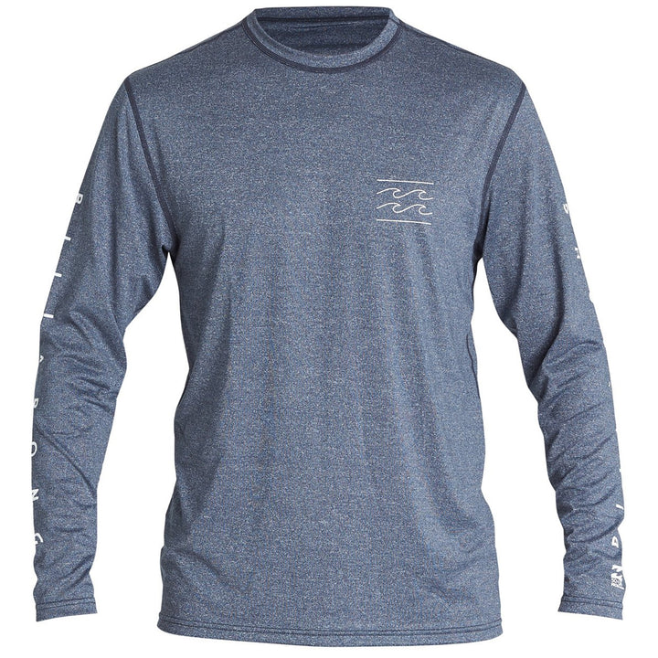 Billabong Unity Loose Fit Long Sleeve Surf Shirt Navy Heather