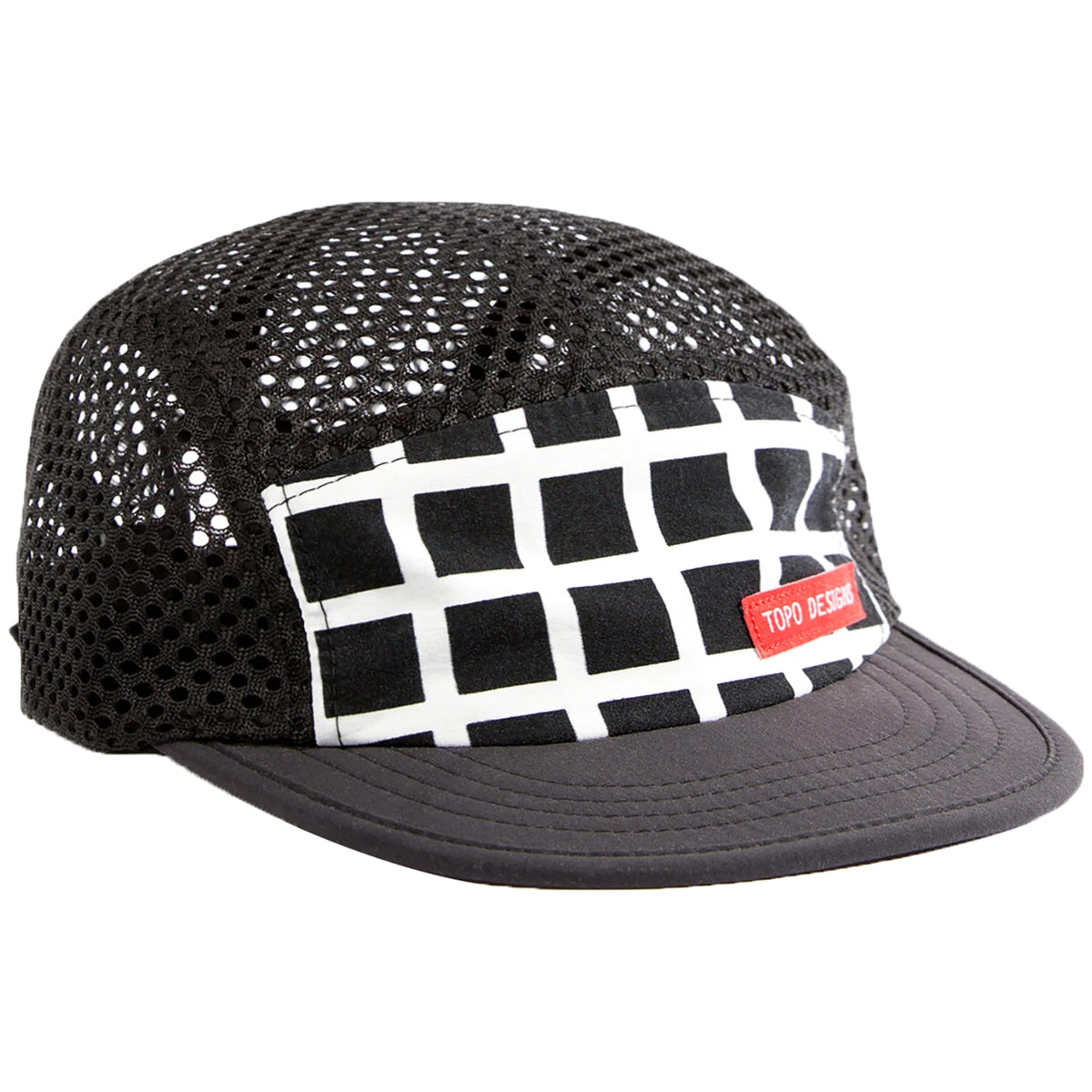 Topo Designs Sport Hat Black Grid