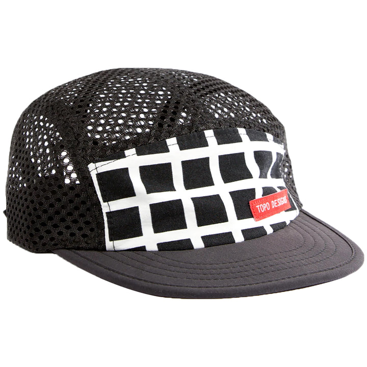 Topo Designs Sport Hat Black Grid
