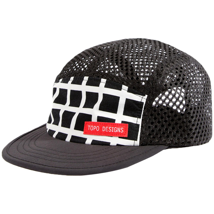 Topo Designs Sport Hat Black Grid