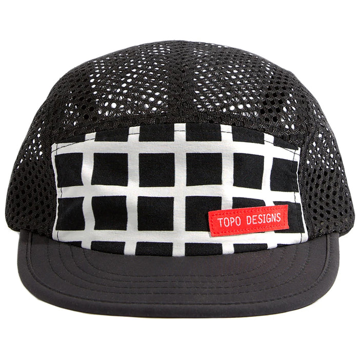 Topo Designs Sport Hat Black Grid