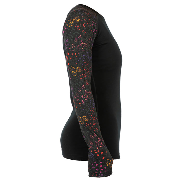 Wild Rye Evie Raglan - Women's Black Floral