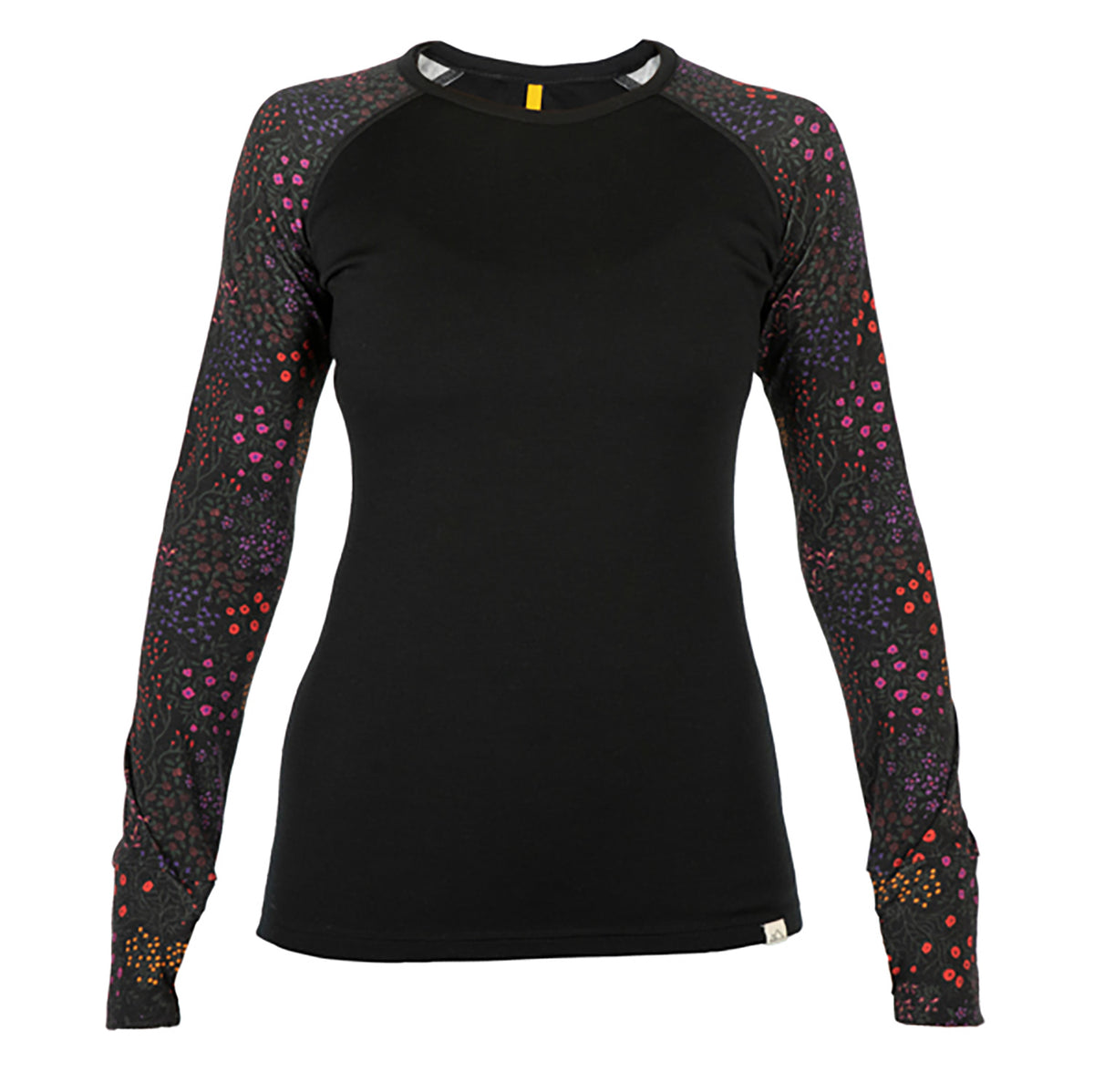 Wild Rye Evie Raglan - Women's Black Floral