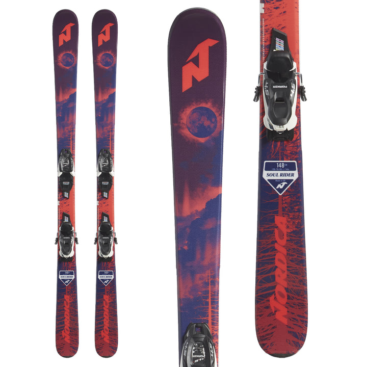 Nordica Soul Rider Skis + Jr 4.5 FDT Bindings - Boys' 2019