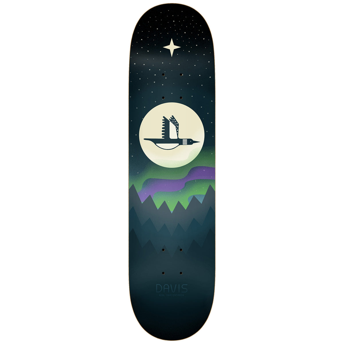 Real Davis Nocturnal 8.06 Skateboard Deck