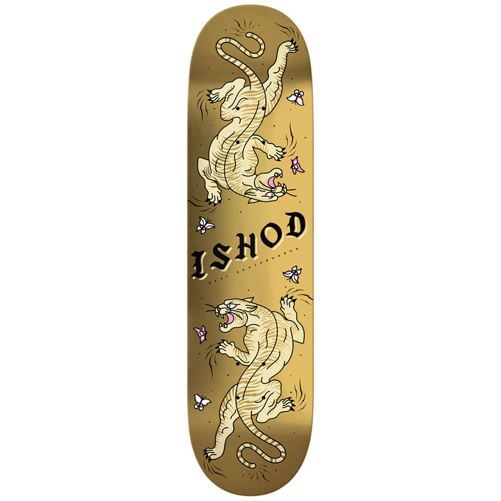 Real Ishod Cat Scratch Gold 8.25 Skateboard Deck