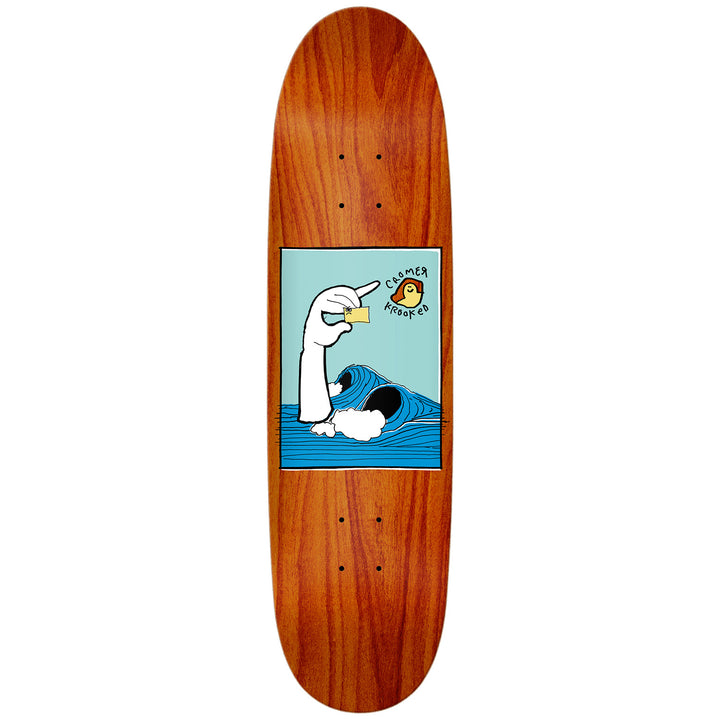Krooked Cromer Waving Hand 8.38 Skateboard Deck