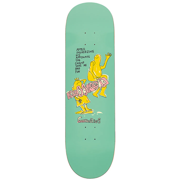 Krooked Gonzalez The Champ 8.62 Skateboard Deck