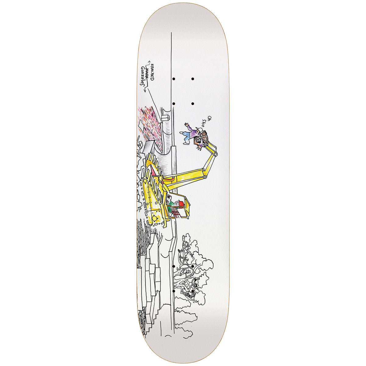 Krooked Gonzalez EMB Full 8.5 Skateboard Deck