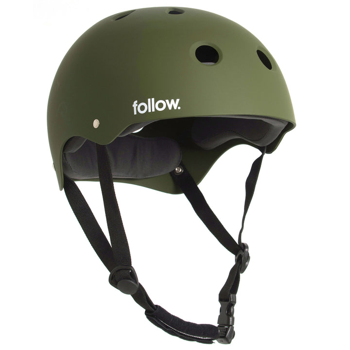 Follow Safety First Wakeboard Helmet Olive