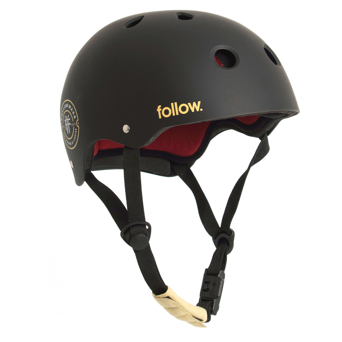 Follow Pro Wakeboard Helmet Black/Maroon
