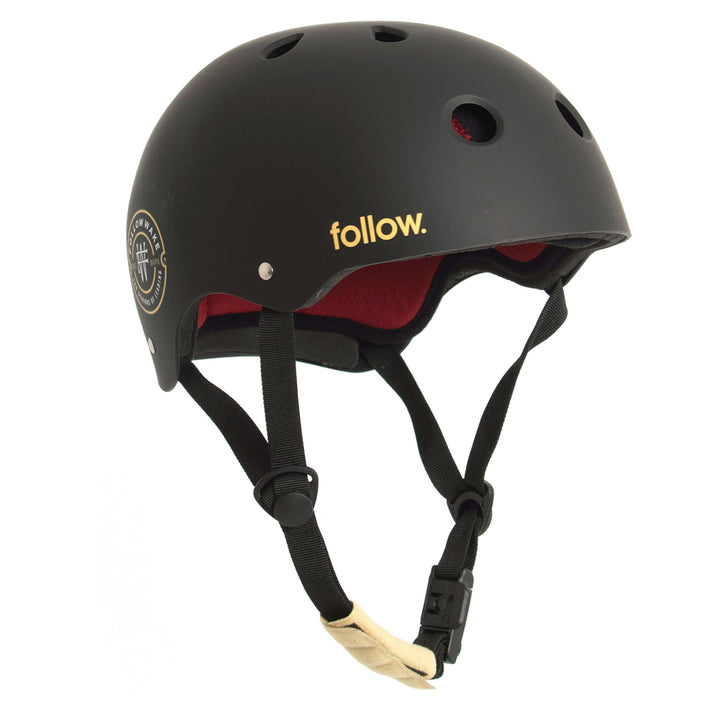 Follow Pro Wakeboard Helmet Black/Maroon