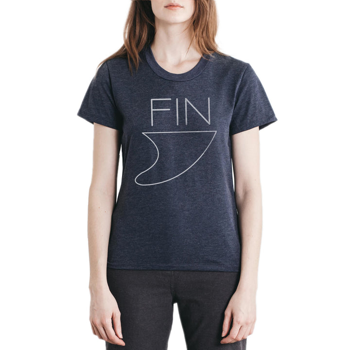 Bridge & Burn Fin T-Shirt - Women's Navy Heather