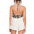 Volcom x Coco Ho Smocked Shorts - Women's White