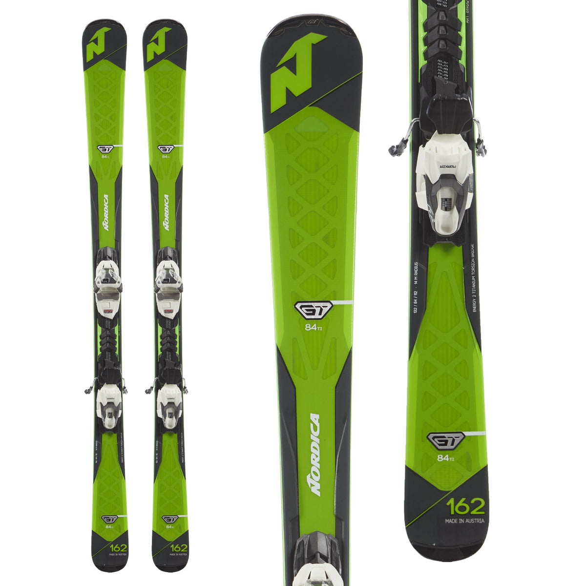 Nordica GT 84 Ti Skis + Tp Compact 10 FDT Bindings 2019