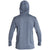 Billabong Social Club Hooded Loose Fit Surf Shirt Navy Heather