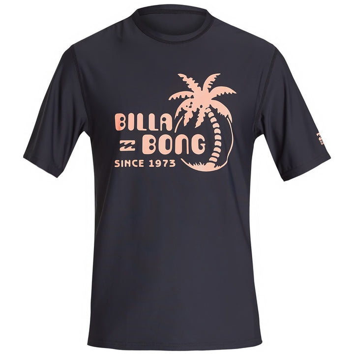 Billabong Social Club Loose Fit Short Sleeve Surf Shirt Black