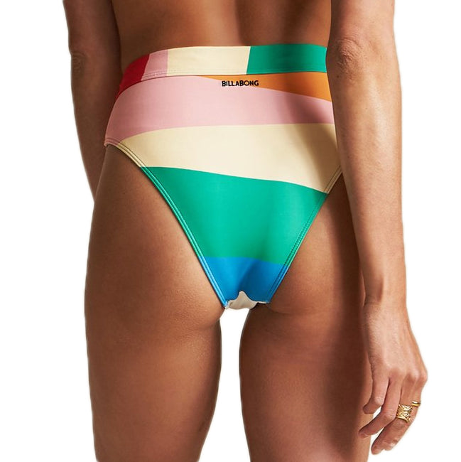 Billabong x Sincerely Jules Mas Fiestas High-Rise Bikini Bottoms - Women's Multi