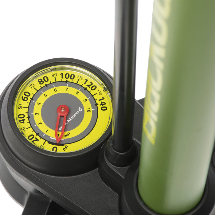Blackburn Piston 1 Bike Pump Dark Olive/Yellow