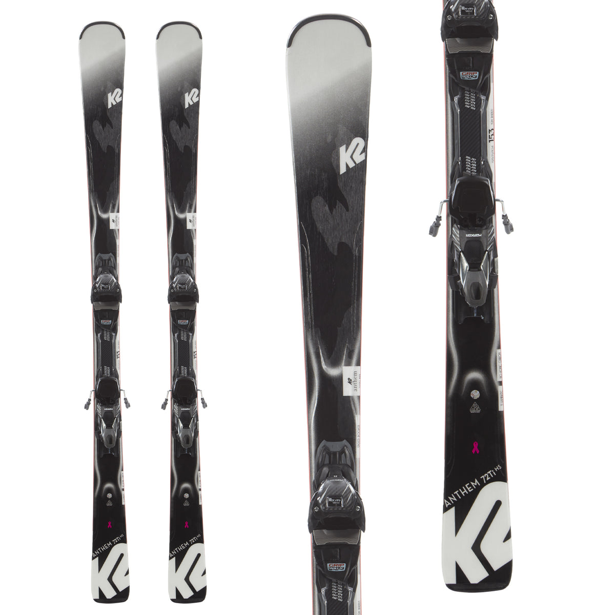 K2 Anthem 72Ti HS Skis + ERC 11 TCx Quikclik Bindings - Women's 2020