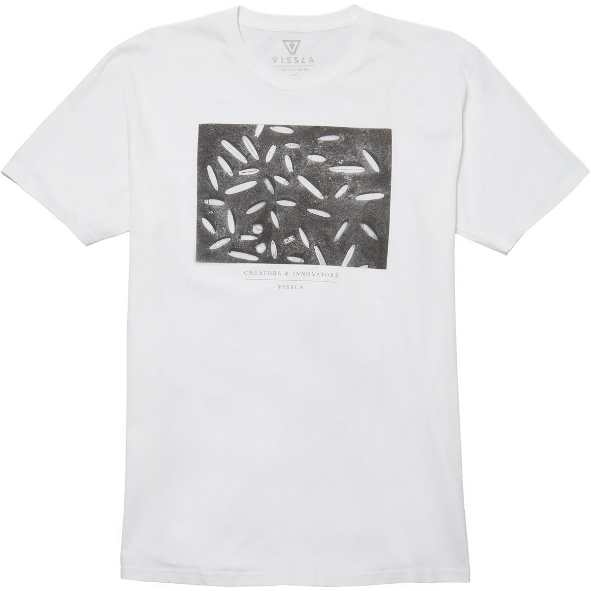 Vissla Shaper's Garden T-Shirt - Men's White