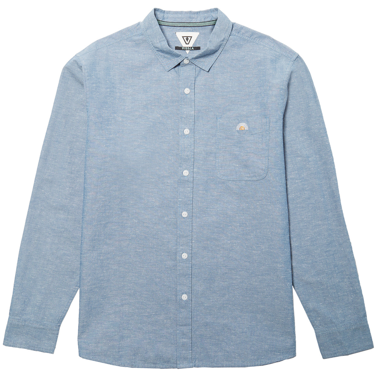 Vissla Sets Long-Sleeve Shirt - Men's Harbor Blue