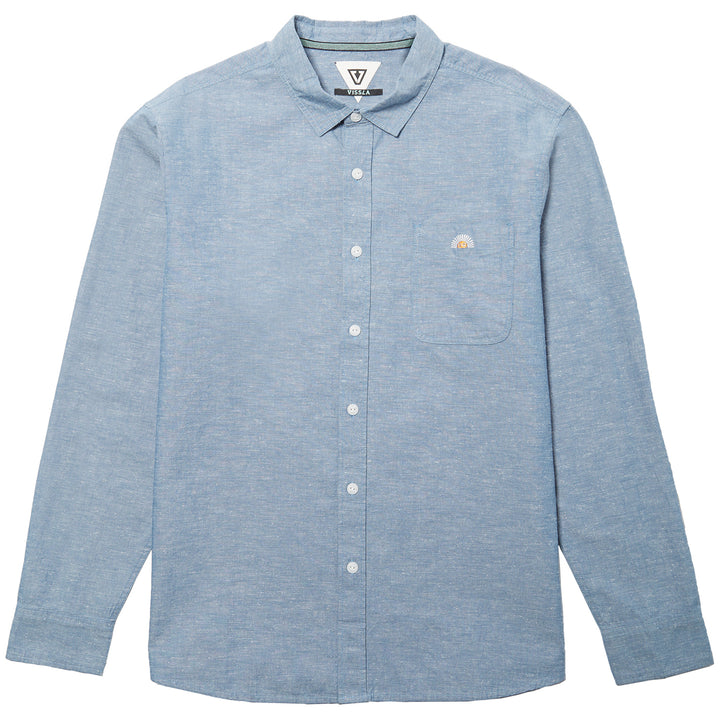 Vissla Sets Long-Sleeve Shirt - Men's Harbor Blue