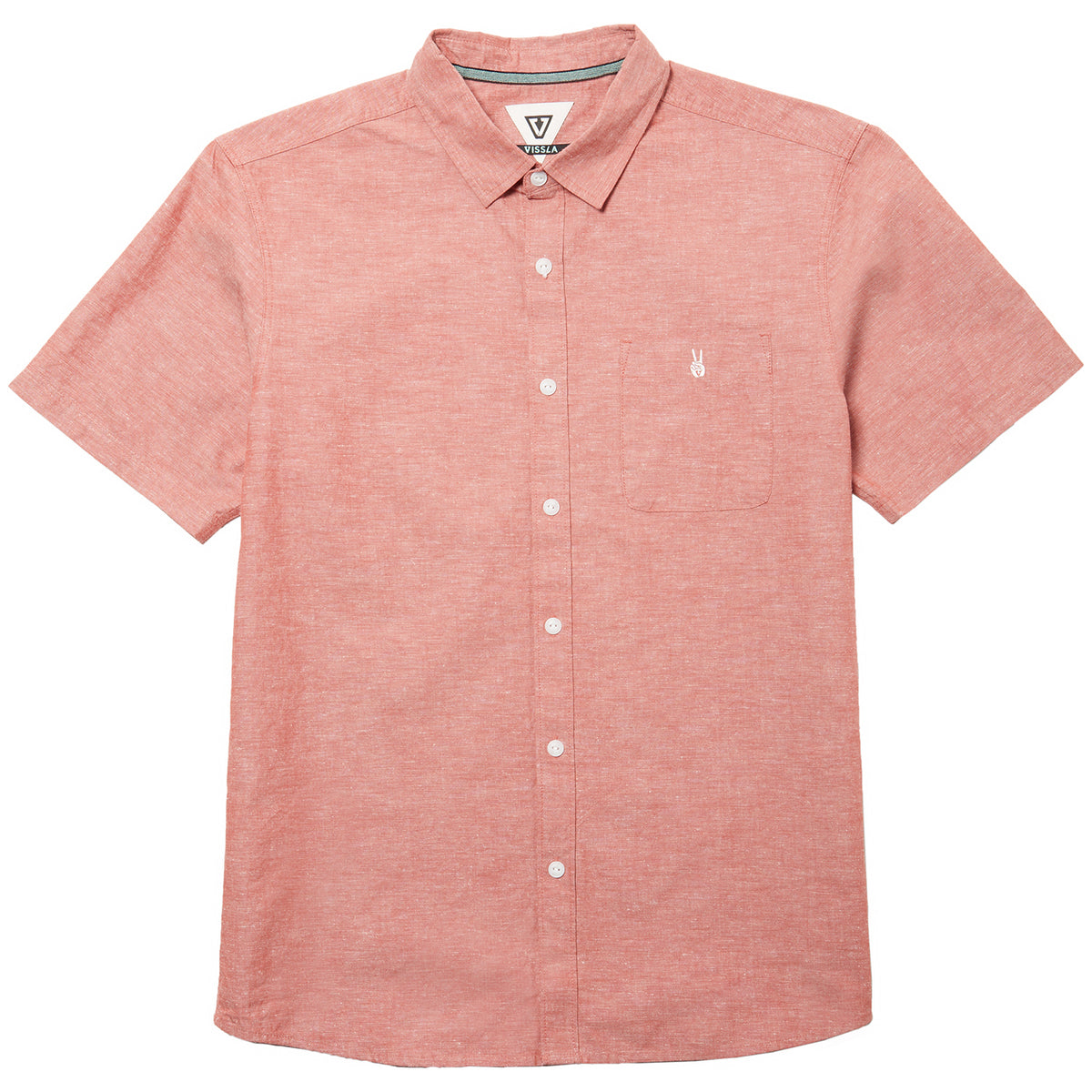 Vissla Sets Short-Sleeve Shirt Rusty Red