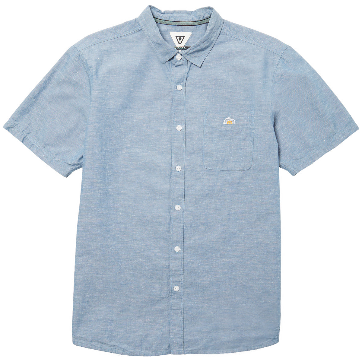 Vissla Sets Short-Sleeve Shirt Harbor Blue