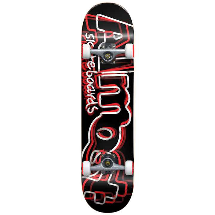Almost Neon FP Black/White 8.0 Skateboard Complete