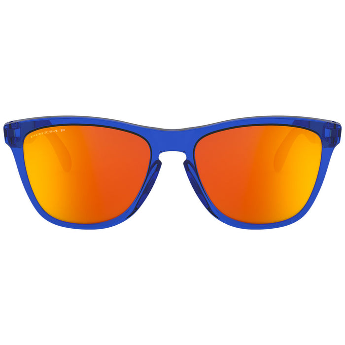 Oakley Frogskins Mix Sunglasses Crystal Blue/Prizm Ruby Polarized