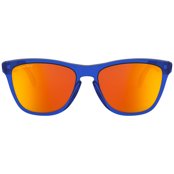 Oakley Frogskins Mix Sunglasses Crystal Blue/Prizm Ruby Polarized