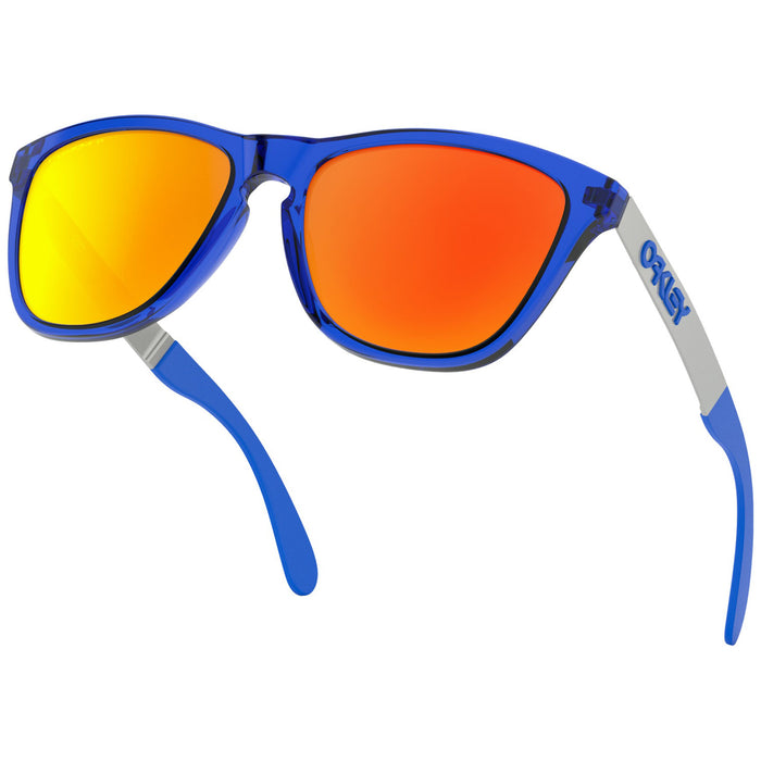 Oakley Frogskins Mix Sunglasses Crystal Blue/Prizm Ruby Polarized