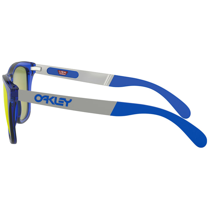 Oakley Frogskins Mix Sunglasses Crystal Blue/Prizm Ruby Polarized