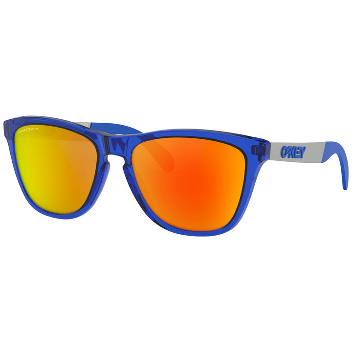 Oakley Frogskins Mix Sunglasses Crystal Blue/Prizm Ruby Polarized