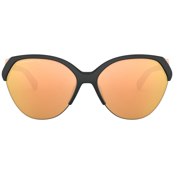 Oakley Trailing Point Sunglasses - Women's Matte Black/Prizm Rose Gold Polarized