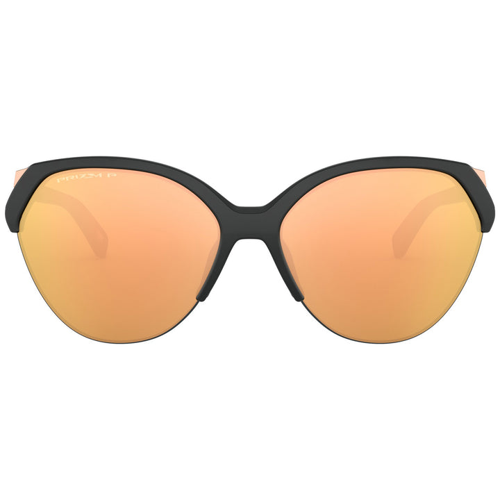 Oakley Trailing Point Sunglasses - Women's Matte Black/Prizm Rose Gold Polarized