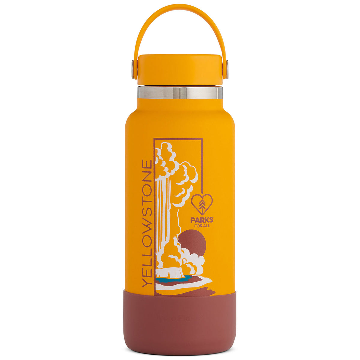 Hydro Flask National Park Foundation 32oz Wide Mouth Water Bottle Mango - Yellowstone