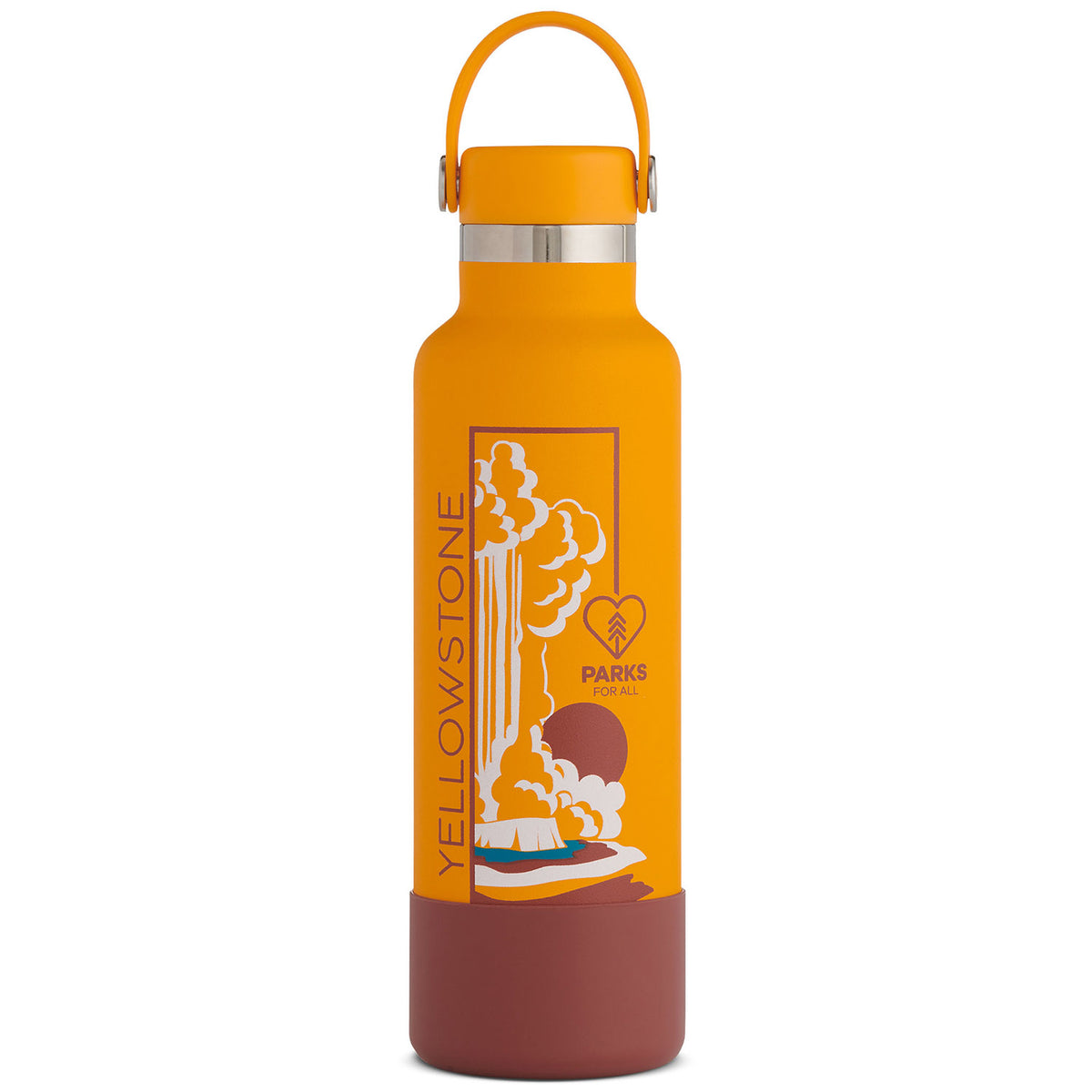 Hydro Flask National Park Foundation 21oz Water Bottle Mango - Yellowstone