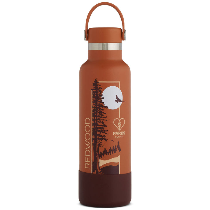 Hydro Flask National Park Foundation 21oz Water Bottle Canyon - Redwood