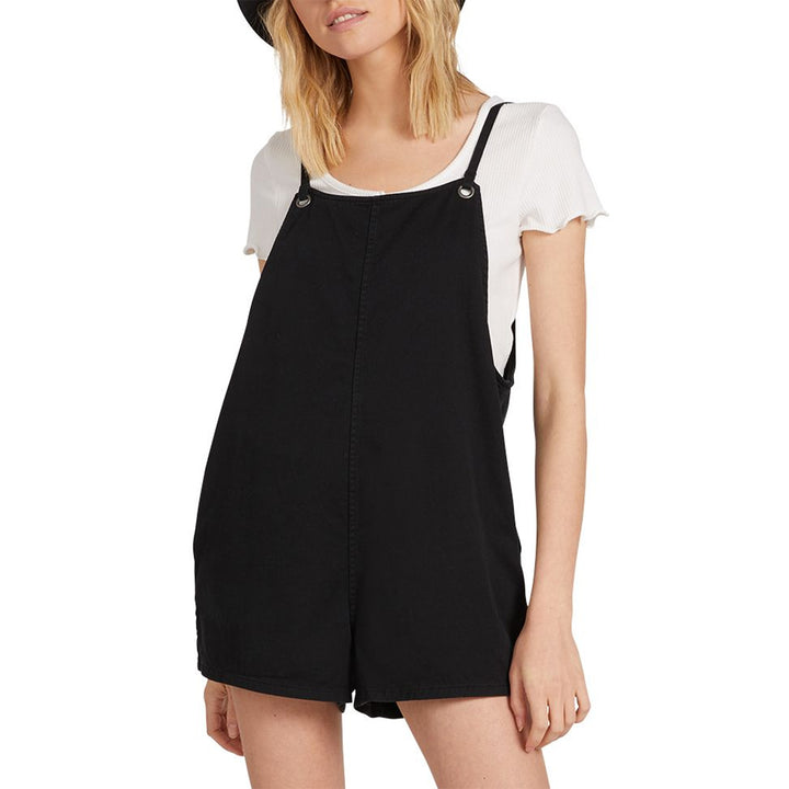 Volcom x Coco Ho Twill Romper - Women's Black
