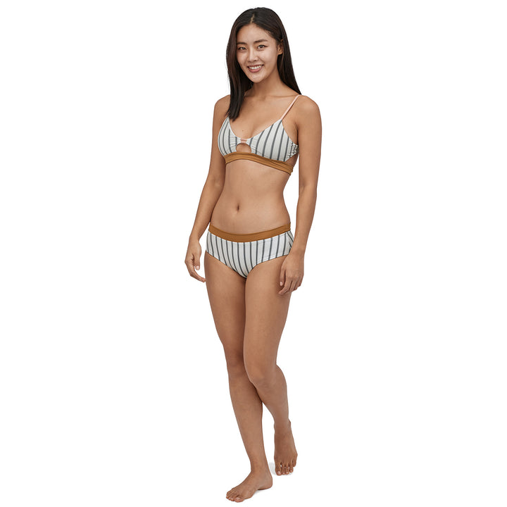 Patagonia Shell Seeker Bikini Bottoms - Women's Sentinel Stripe: Ink Black